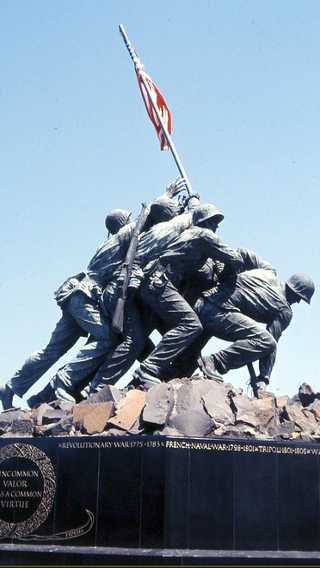 veterans at Iwo Jima